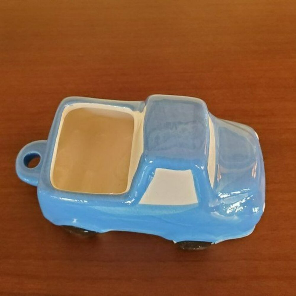 Red Blue Truck Planters, Set of 2, 5" Vehicle Plant Pot, Van Life, Gift for Boy - Picture 6 of 6